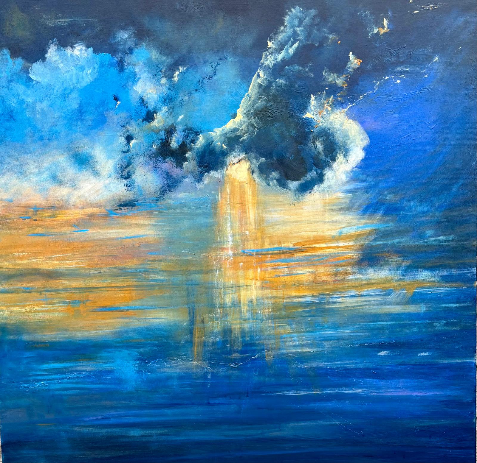 Abstract Sunset Over Sea